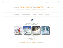 Tablet Screenshot of christmascardpacks.co.uk